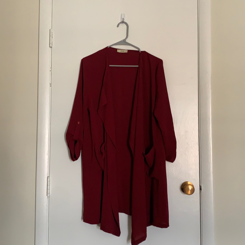 Deep Red Turkish Sweater